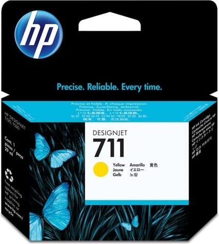 Cartuș Cerneală HP 711 Yellow 29 ml CZ132A Original