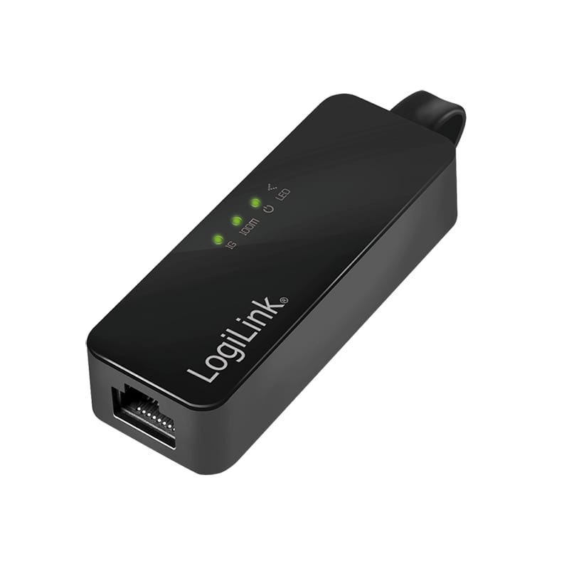 Adaptor USB LOGILINK UA0184A USB 3.0 la RJ45 14 cm