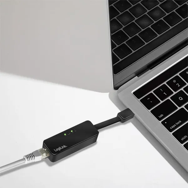 Adaptor USB LOGILINK UA0184A USB 3.0 la RJ45 14 cm - imagine 4