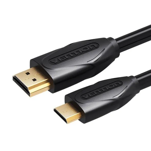 Cablu Video VENTION VAA-D02-B150 HDMI-miniHDMI 1m 4K - imagine 1