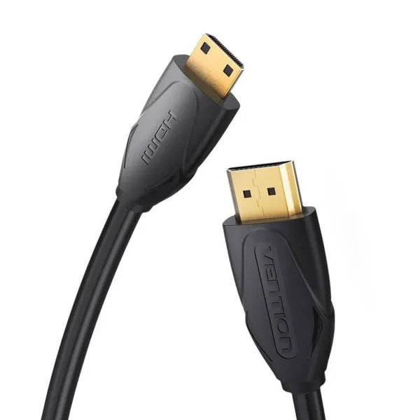 Cablu Video VENTION VAA-D02-B150 HDMI-miniHDMI 1m 4K - imagine 3