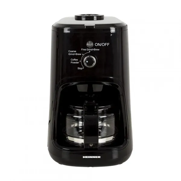 Cafetieră cu râșniță HEINNER HCM-900RBK 900W 0.6L