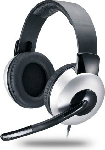 Căști Gaming GENIUS HS-05A Negru-Argintiu Jack 3.5mm