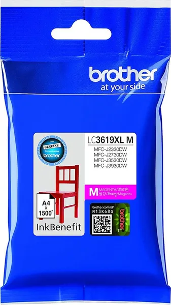 Cartuș Cerneală BROTHER LC3619XLM Magenta Original 1500 pagini - imagine 3