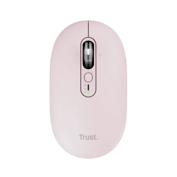 Mouse Wireless TRUST Seron Slim Multi 3200 DPI Roz TR-26206