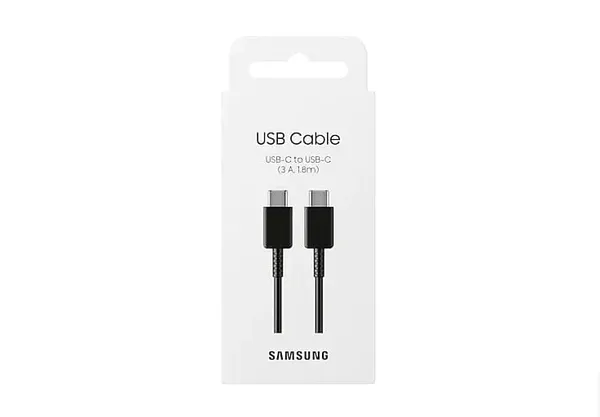 Cablu SAMSUNG USB-C to USB-C 3A 2m Negru EP-DX310JBEGEU - imagine 3