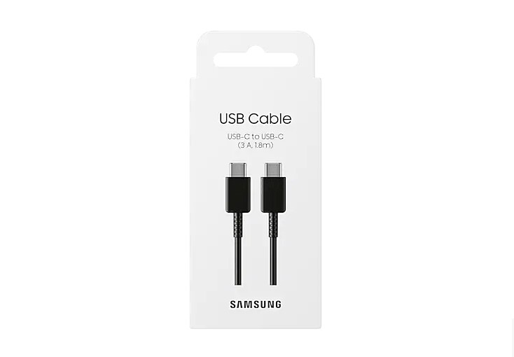 Cablu SAMSUNG USB-C to USB-C 3A 2m Negru EP-DX310JBEGEU - imagine 3