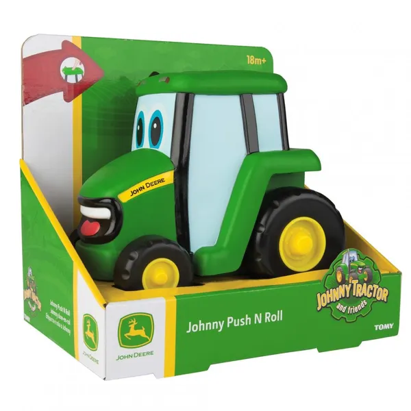 Tractoras TOMY cu Buton pentru Copii de la 1 An