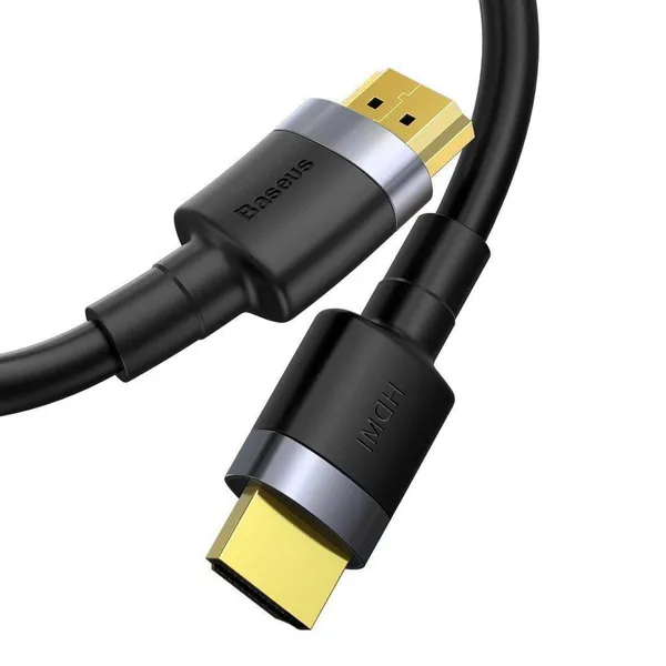 Cablu Video BASEUS Cafule HDMI 4K 60Hz 1m Negru CADKLF-E01 - imagine 3