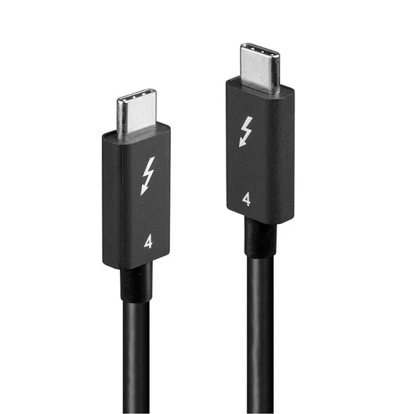 Cablu LINDY Thunderbolt 4 USB Type-C 1m 40Gbps Negru LY-31120 - imagine 2