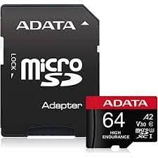 Card MicroSD ADATA Endurance 64GB MicroSDHC Clasa 10 UHS-I U1