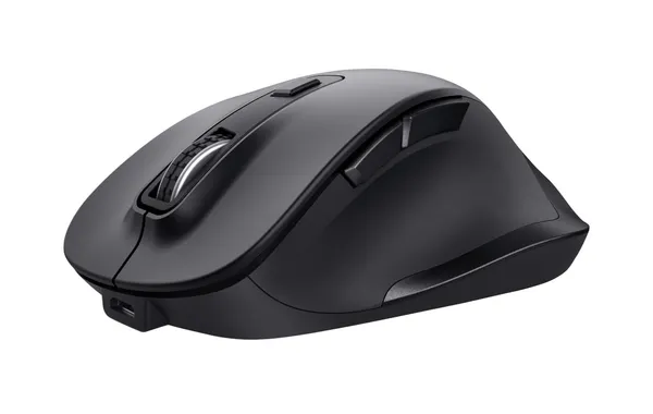 Mouse TRUST Fyda Ergonomic Reîncărcabil Wireless Negru TR-24727 - imagine 2