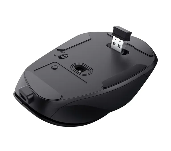 Mouse TRUST Fyda Ergonomic Reîncărcabil Wireless Negru TR-24727 - imagine 3