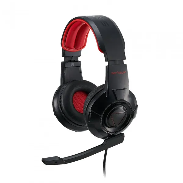 Căști Gaming SERIOUX RUARI Cu Fir Negru USB