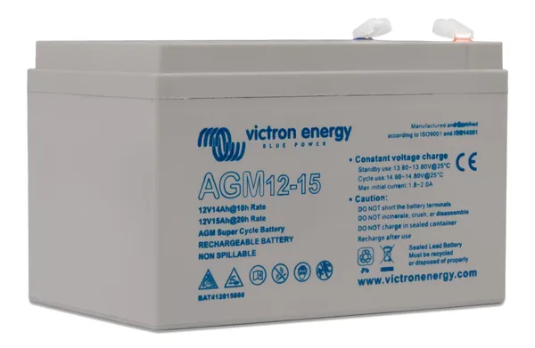 Acumulator VICTRON ENERGY AGM Super Cycle 12V 15Ah - imagine 2
