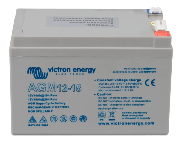Acumulator VICTRON ENERGY AGM Super Cycle 12V 15Ah - imagine 4