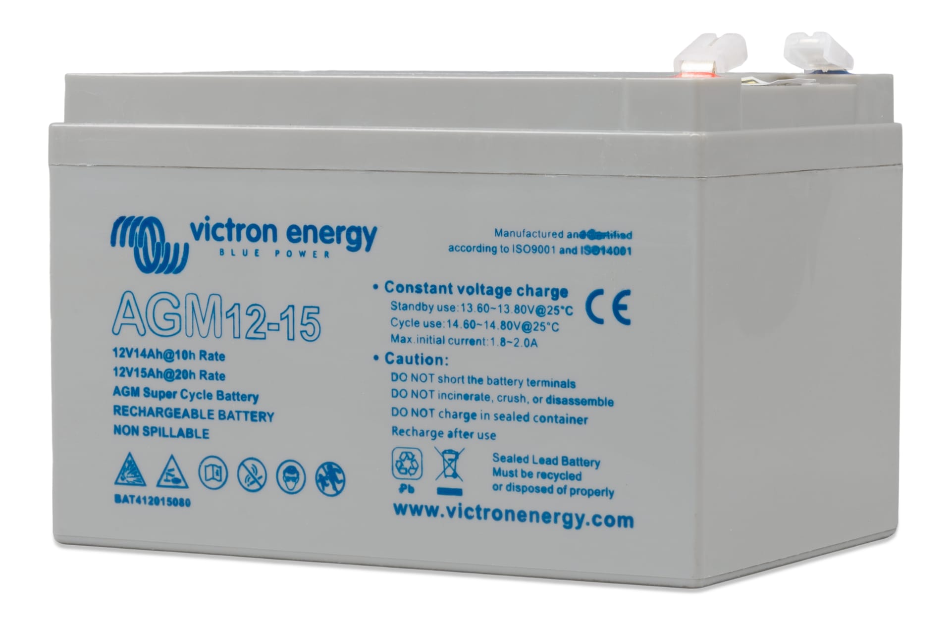 Acumulator VICTRON ENERGY AGM Super Cycle 12V 15Ah
