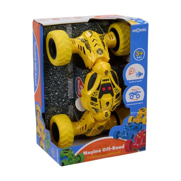 Mașinuță Off-Road MOMKI cu Lumini și Sunete Galben