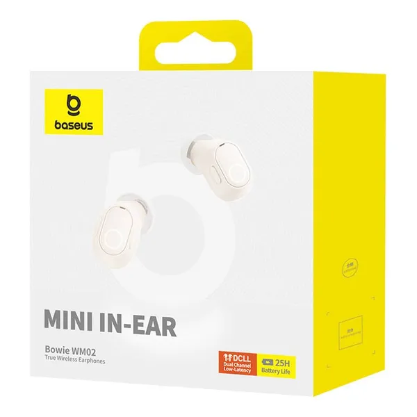 Căști Wireless BASEUS Bowie WM02 TWS Alb - imagine 8