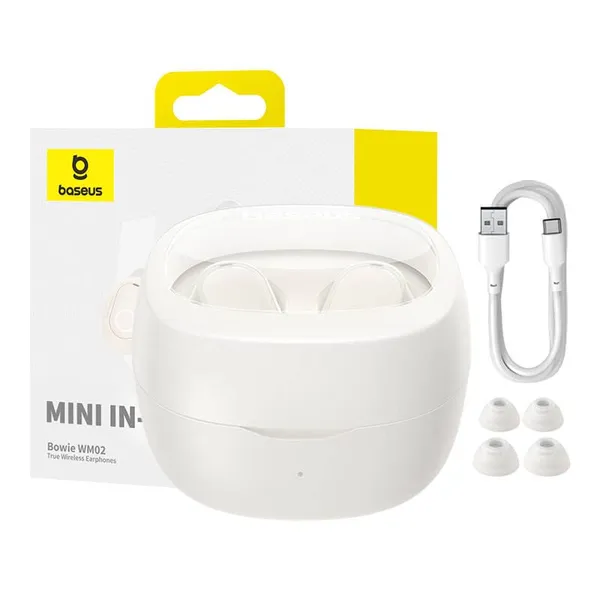 Căști Wireless BASEUS Bowie WM02 TWS Alb - imagine 10