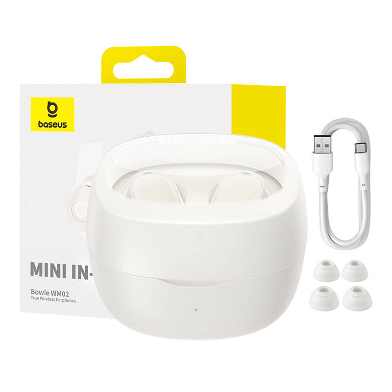 Căști Wireless BASEUS Bowie WM02 TWS Alb - imagine 10