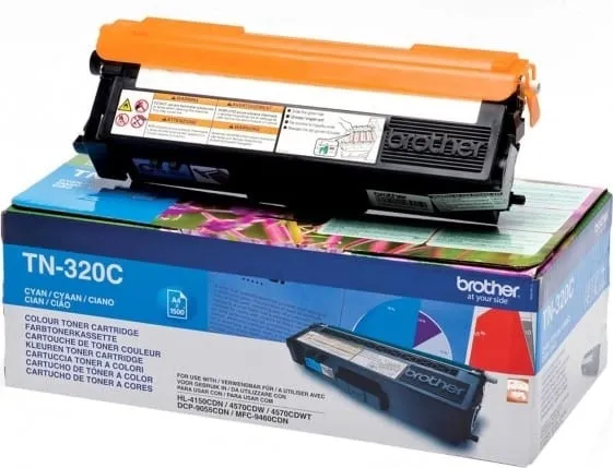 Toner Original BROTHER TN320C Cyan 1500 pagini