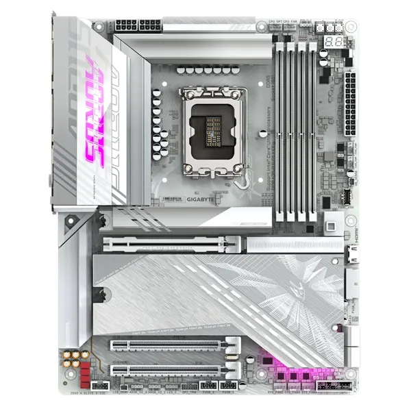Placă de bază GIGABYTE Z890 AORUS ELITE X ICE LGA1851 ATX Alb - imagine 2