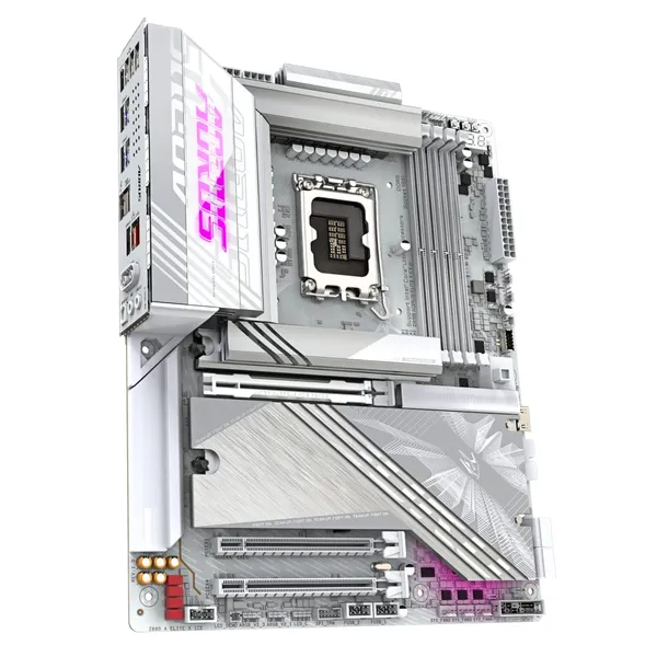 Placă de bază GIGABYTE Z890 AORUS ELITE X ICE LGA1851 ATX Alb - imagine 3