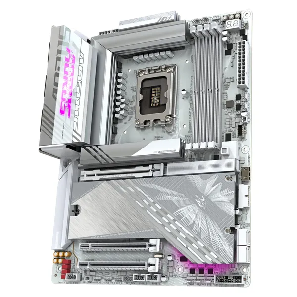 Placă de bază GIGABYTE Z890 AORUS ELITE X ICE LGA1851 ATX Alb - imagine 4