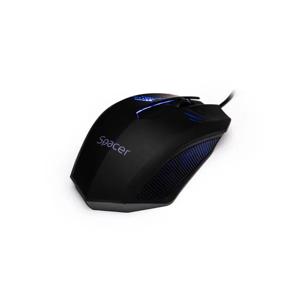 Mouse SPACER SPMO-M20 Cu Fir Negru - imagine 3