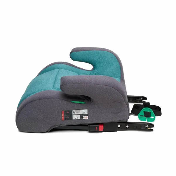 Înălțător Auto U-GROW 125-150 cm R129 ISOFIX Verde/Gri - imagine 2