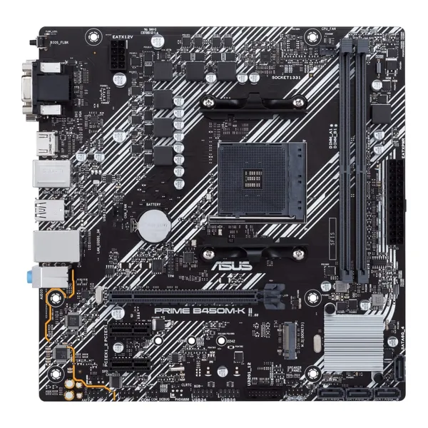 Placă de bază ASUS PRIME B450M-K II Socket AM4 mATX DDR4 - imagine 4