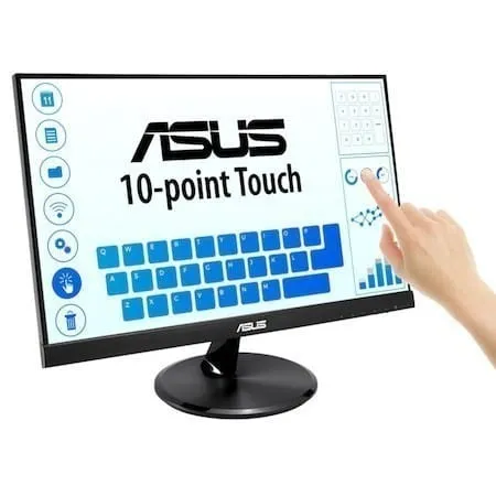 Monitor ASUS VT229H 21.5 inch Full HD Touchscreen IPS Negru - imagine 3