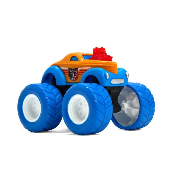 Mașinuță Poliție MOMKI 8.5 cm Portocalie MOMKI1199-8P - imagine 4