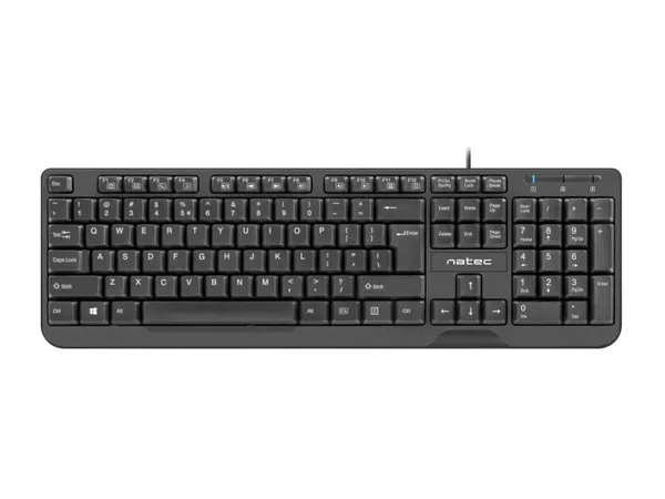 Tastatură NATEC Trout Slim USB Negru NKL-0967