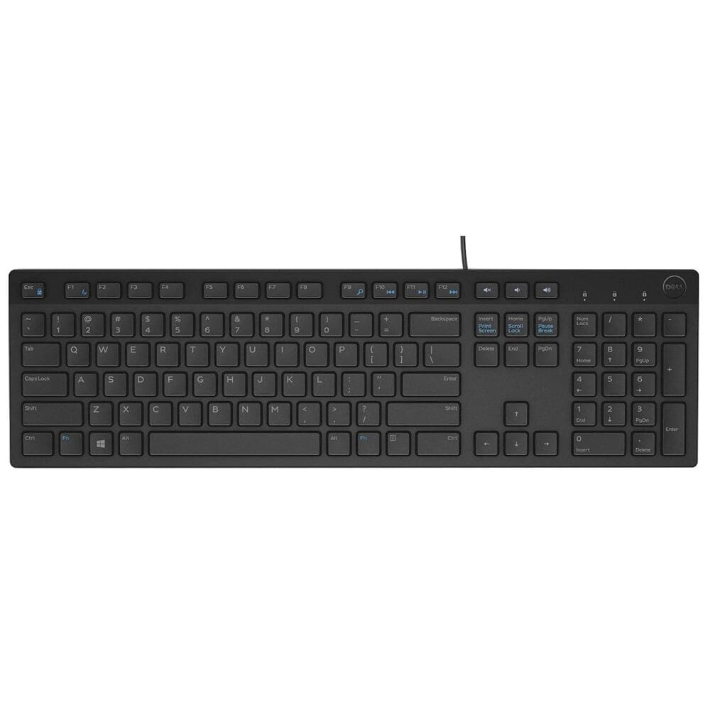 Tastatură DELL KB216 Negru USB 104 Taste 580-ADHY-05