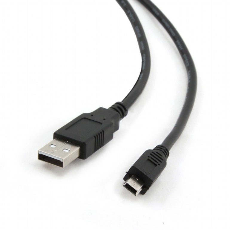 Cablu GEMBIRD CCP-USB2-AM5P-6 USB 2.0 la Mini-USB 2m Negru