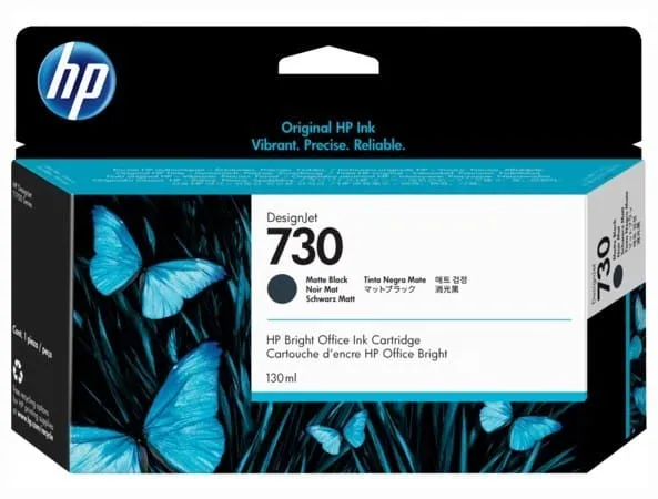 Cartuș Cerneală Original HP 730 Matte Black 130 ml P2V65A