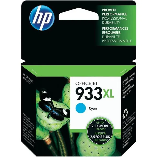 Cartuș Cerneală HP 933XL Cyan Original CN054AE - imagine 2
