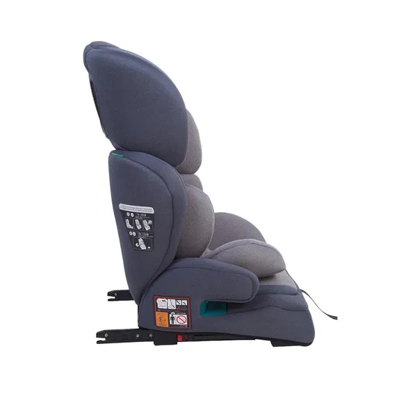 Scaun auto copii U-GROW 76-150cm R129 Isofix Gri - imagine 3