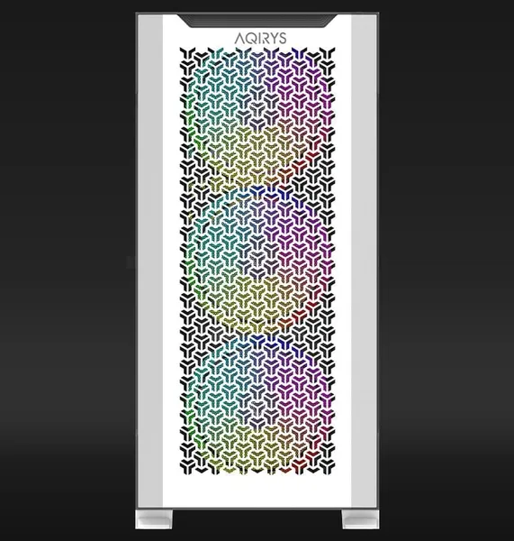 Carcasă PC AQIRYS AQUILLA Mid Tower ARGB Alb Tempered Glass - imagine 3