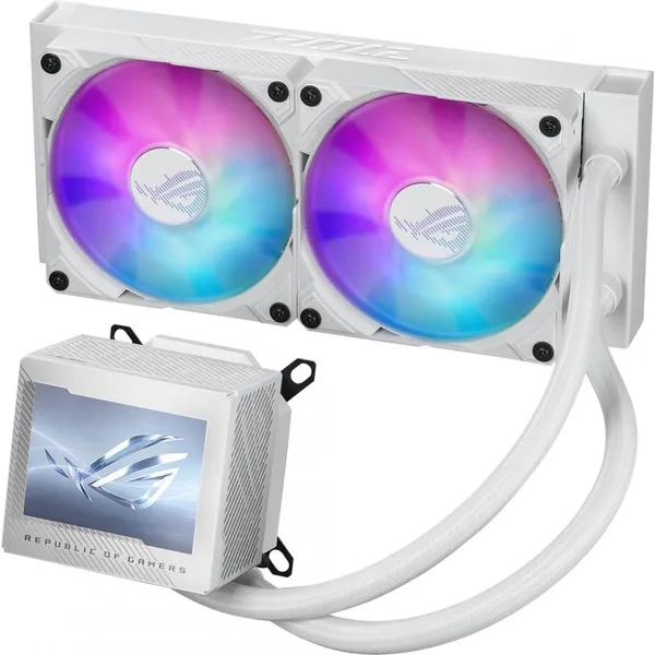 Cooler Procesor ASUS ROG RYUJIN III 240 ARGB Alb - imagine 2