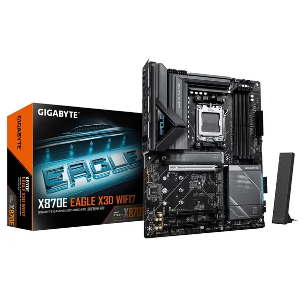 Placa de Baza GIGABYTE X870E EAGLE X3D WIFI7 Socket AM5 DDR5 ATX