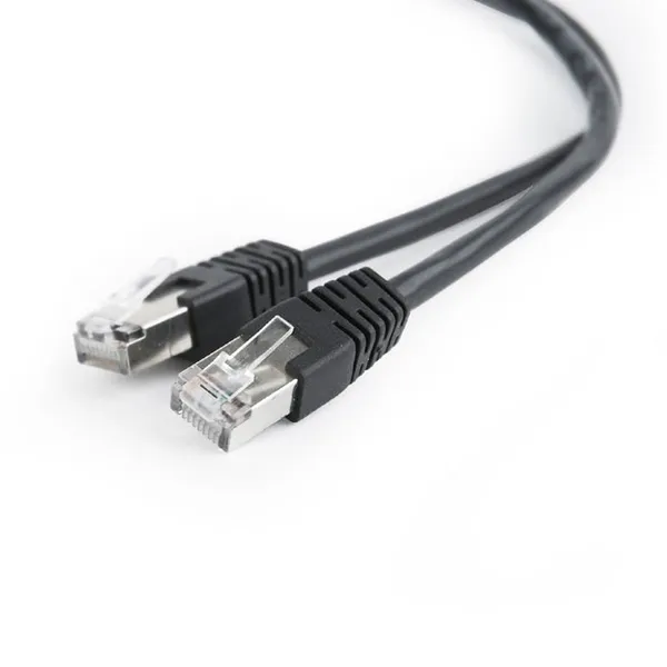 Patch Cord GEMBIRD Cat5e FTP 1m Negru PP22-1M/BK