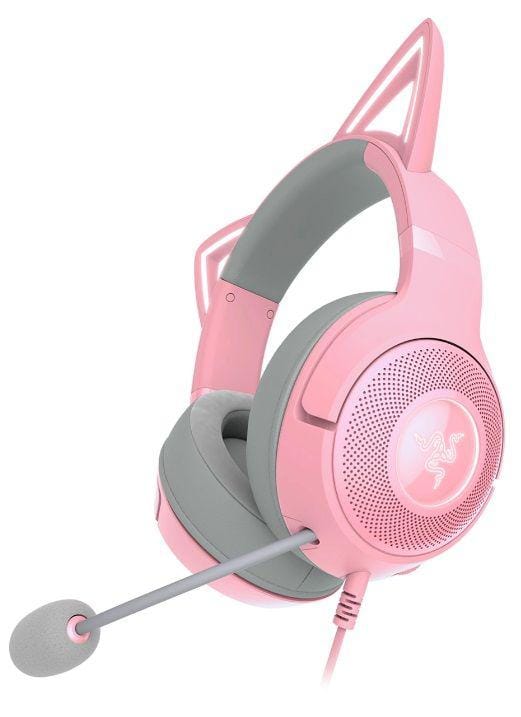 Căști RAZER Kraken Kitty V2 Quartz Edition USB-A Roz