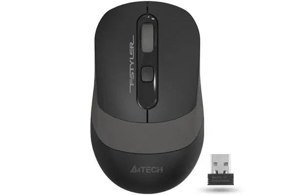Mouse A4TECH FG10 Wireless Optic Negru/Gri - imagine 2