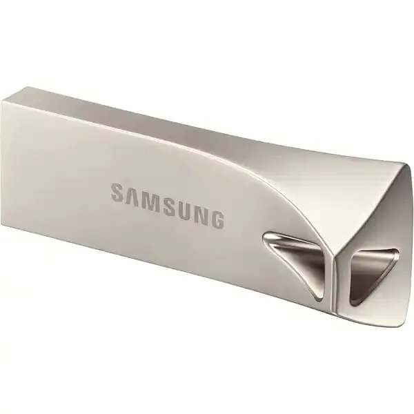 Stick USB SAMSUNG BAR Plus 64GB USB 3.1 Auriu MUF-64BE3/APC - imagine 2