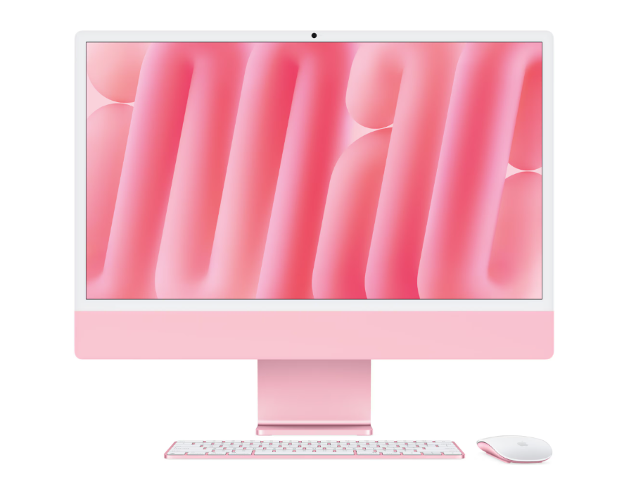 Desktop APPLE iMac 24 M4 16GB 256GB Pink - imagine 2