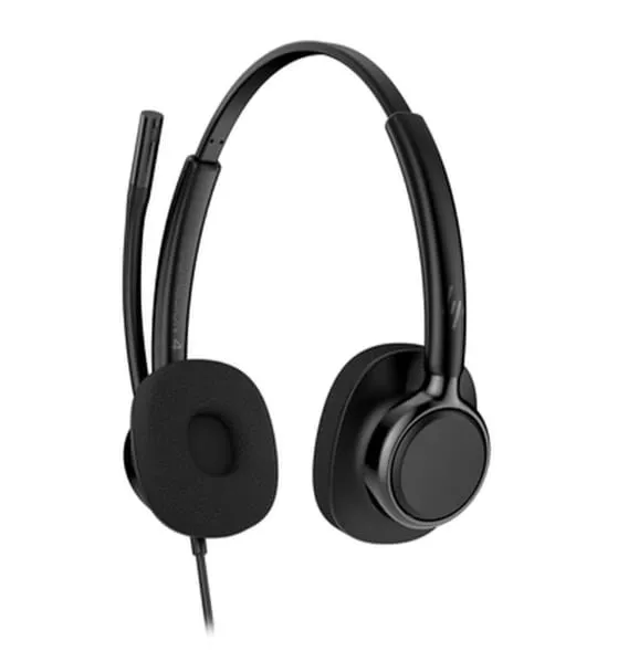 Casti HP Mission 425 USB Noise-Canceling Negru - imagine 3