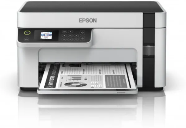 Multifuncțional EPSON EcoTank M2120 Monocrom Wireless Alb - imagine 2